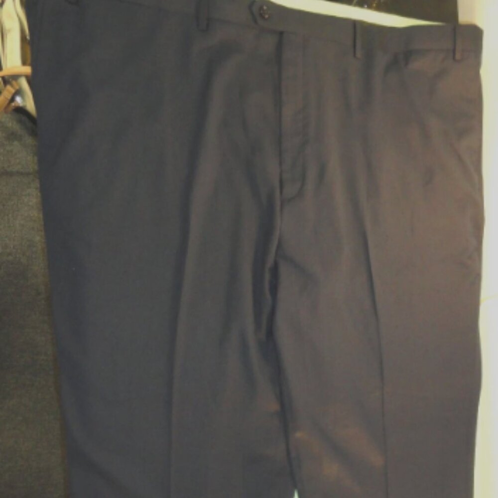 NEW ROUNDTREE & YORKE TRAVEL SMART MENS BLUE CLASSIC FIT sz52x30 PANTS LD 6585